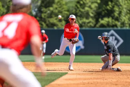 Georgia during Georgia’s game against Kentucky at Foley Field in Athens, Ga., on Sunday, April 9, 2023. (Kari Hodges/UGAAA)