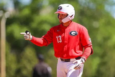Georgia during Georgia’s game against Kentucky at Foley Field in Athens, Ga., on Sunday, April 9, 2023. (Kari Hodges/UGAAA)