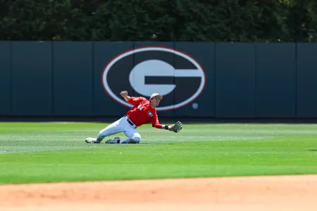 Georgia during Georgia’s game against Kentucky at Foley Field in Athens, Ga., on Sunday, April 9, 2023. (Kari Hodges/UGAAA)