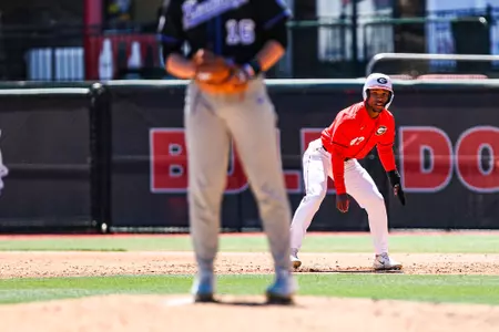 Georgia during Georgia’s game against Kentucky at Foley Field in Athens, Ga., on Sunday, April 9, 2023. (Kari Hodges/UGAAA)