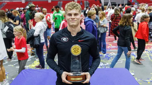 Matthew Boling - 2023 SEC indoor Scholar-Athlete Award