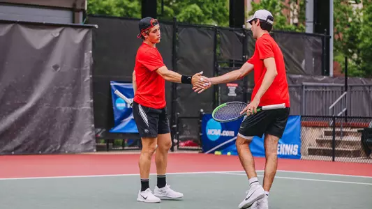 During Georgia's practice session at Henry Feild Stadium inside the Dan Magill Tennis Complex in Athens, Ga., on Thursday, May 11, 2023. (Conor Dillon/UGAAA)