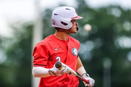 during Georgia’s game against Louisiana State University at Foley Field in Athens, Ga., on Thursday, May 18th, 2023. (Kari Hodges/UGAAA)
