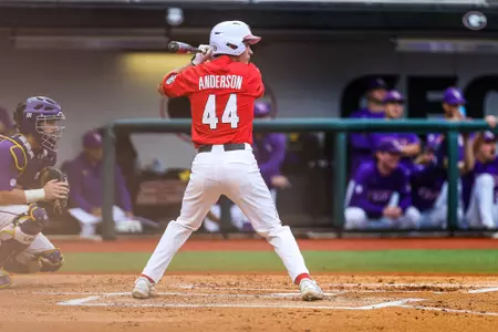 during Georgia’s game against Louisiana State University at Foley Field in Athens, Ga., on Thursday, May 18th, 2023. (Kari Hodges/UGAAA)