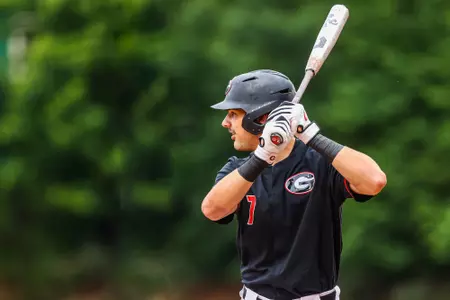 Garrett Spikes (7) during Georgia’s game against Louisiana State University at Foley Field in Athens, Ga., on Friday, May 19th, 2023. (Kari Hodges/UGAAA)