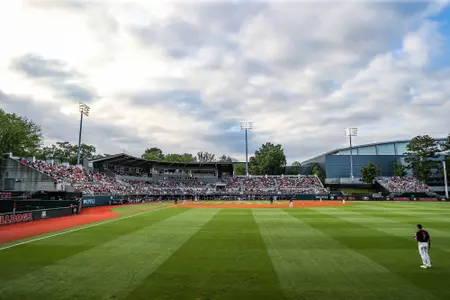 during Georgia’s game against Louisiana State University at Foley Field in Athens, Ga., on Friday, May 19th, 2023. (Kari Hodges/UGAAA)