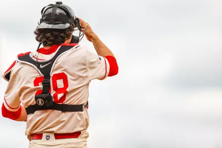 Georgia catcher Will David (28) during Georgia’s game against Louisiana State University at Foley Field in Athens, Ga., on Saturday, May 20th, 2023. (Kari Hodges/UGAAA)