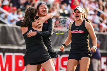 UGA Women's Tennis team