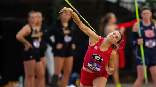 during the SEC Outdoor Track and Field Championships at Bernie Moore Track and Field Stadium in Baton Rouge, La on Thursday, May 11, 2023. (Rick Hickman)