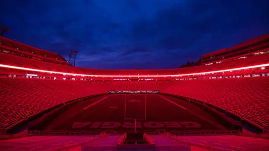 Sanford Stadium - Red