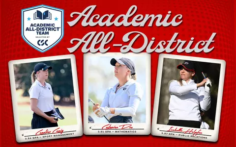2023 CSC Academic All-District At-Large honorees from the UGA women's golf team