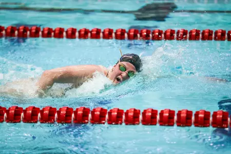 Georgia during a meet against Emory at the Gabrielsen Natatorium in Athens, Ga., on Saturday, Jan. 29, 2022. (Photo by Tony Walsh)