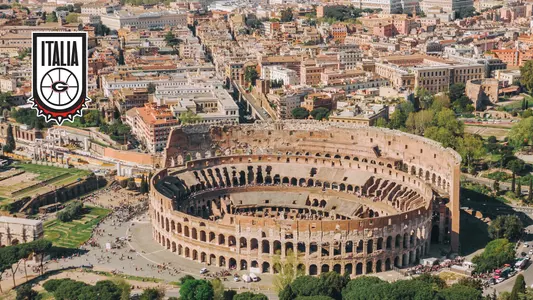 Picture of Rome with mbb logo
