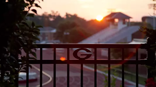 Sunrise over the Spec Towns Track