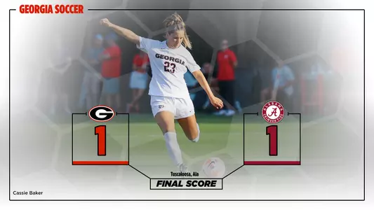 23SOC Score - Georgia 1, Alabama 1
