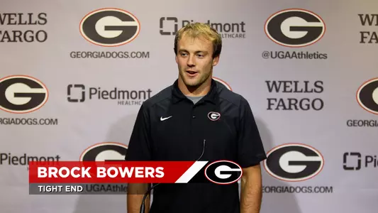 Georgia Football Pre-Auburn Press Conference - Brock Bowers