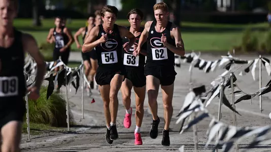 Georgia during the Gamecock Challenge cross country meet at the Charwood Golf Club in Columbia, S.C. on Friday, September 15, 2023. (photo by Rob Davis)