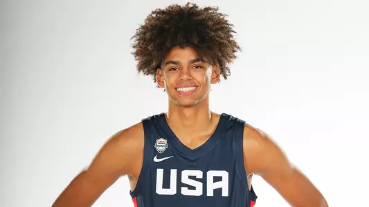 Asa Newell in USA Basketball uniform (courtesy USA Basketball).