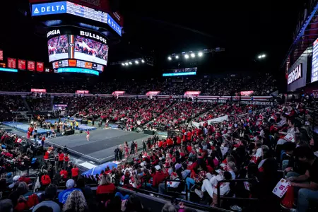 Georgia gymnast Ady Wahl during Georgia’s meet against Missouri at Stegeman Coliseum in Athens, Ga., on Saturday, Jan. 20, 2024. (Tony Walsh/UGAAA)