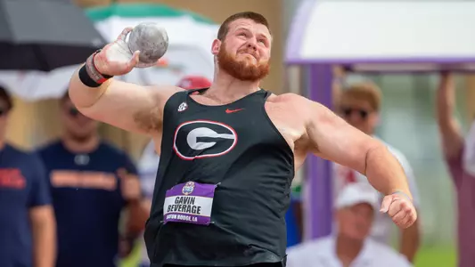 during the SEC Outdoor Track and Field Championships at Bernie Moore Track and Field Stadium in Baton Rouge, La on Friday, May 12, 2023. (Rick Hickman)