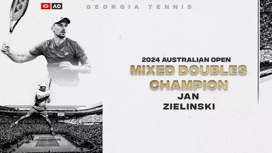Jan Zielinski Australian Open Mixed Doubles Championship Graphic.