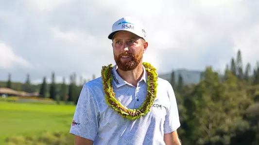 Chris Kirk after winning The Sentry event to begin the PGA TOUR 2024 season.