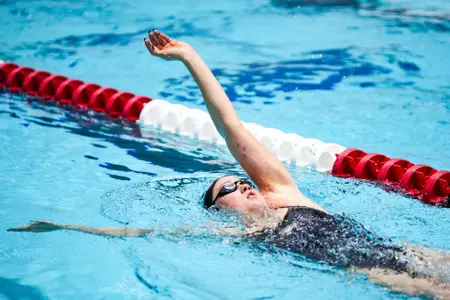 Georgia swimmer Ieva Maluka during Georgia’s Red & Black scrimmage in Bauerle Pool at Gabrielsen Natatorium inside the Ramsey Student Center in Athens, Ga., on Saturday, Sept. 28, 2024. (Tony Walsh/UGAAA)