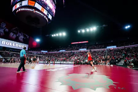 Georgia defensive specialist Bailey Cox (7) during Georgia’s match against South Carolina at Stegeman Coliseum in Athens, Ga., on Friday, Oct. 11, 2024. (Tony Walsh/UGAAA)