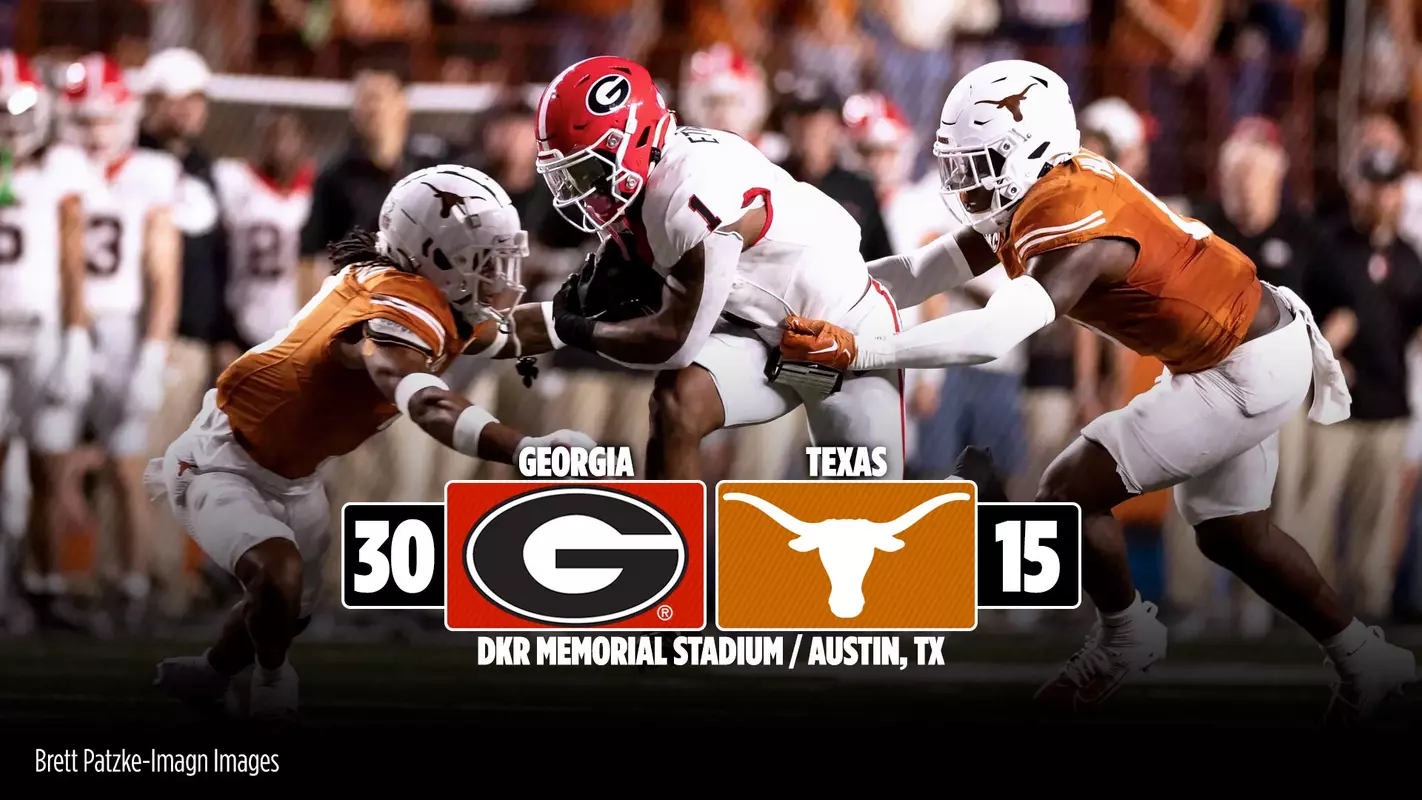 24FB Score - Georgia 30, Texas 15