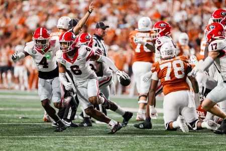 Daylen Everette during the game against Texas at Darrell K Royal-Texas Memorial Stadium in Austin, Texas, on Saturday, Oct. 19, 2024.