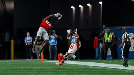 Georgia defensive back Malaki Starks (24) during Georgia’s game against Clemson in the Aflac Kickoff Game at Mercedes-Benz Stadium in Atlanta, Ga., on Saturday, Aug. 31, 2024. (Conor Dillon/UGAAA)