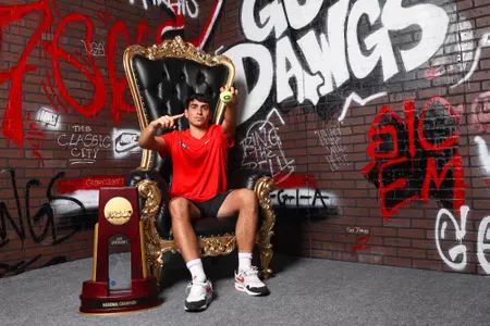 Gabriele Vulpitta, Georgia men's tennis newest addition.