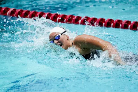 Georgia swimmer Mari Landreneau during the Georgia Invitational at Bauerle Pool in Gabrielsen Natatorium inside the Ramsey Student Center in Athens, Ga., on Wednesday, Nov. 20, 2024. (Tony Walsh/UGAAA)