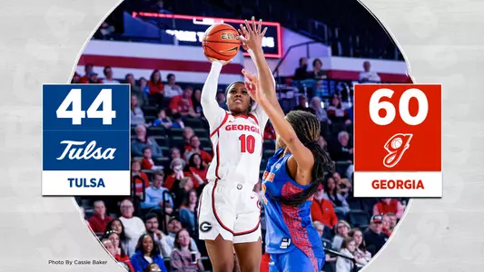 24WBB Score - Georgia 60, Tulsa 44
