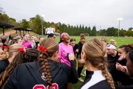 Georgia goalkeeper Jordan Brown (1) before Georgia’s match against Texas at Turner Soccer Complex in Athens, Ga., on Sunday, Oct. 27, 2024. (Tony Walsh/UGAAA)