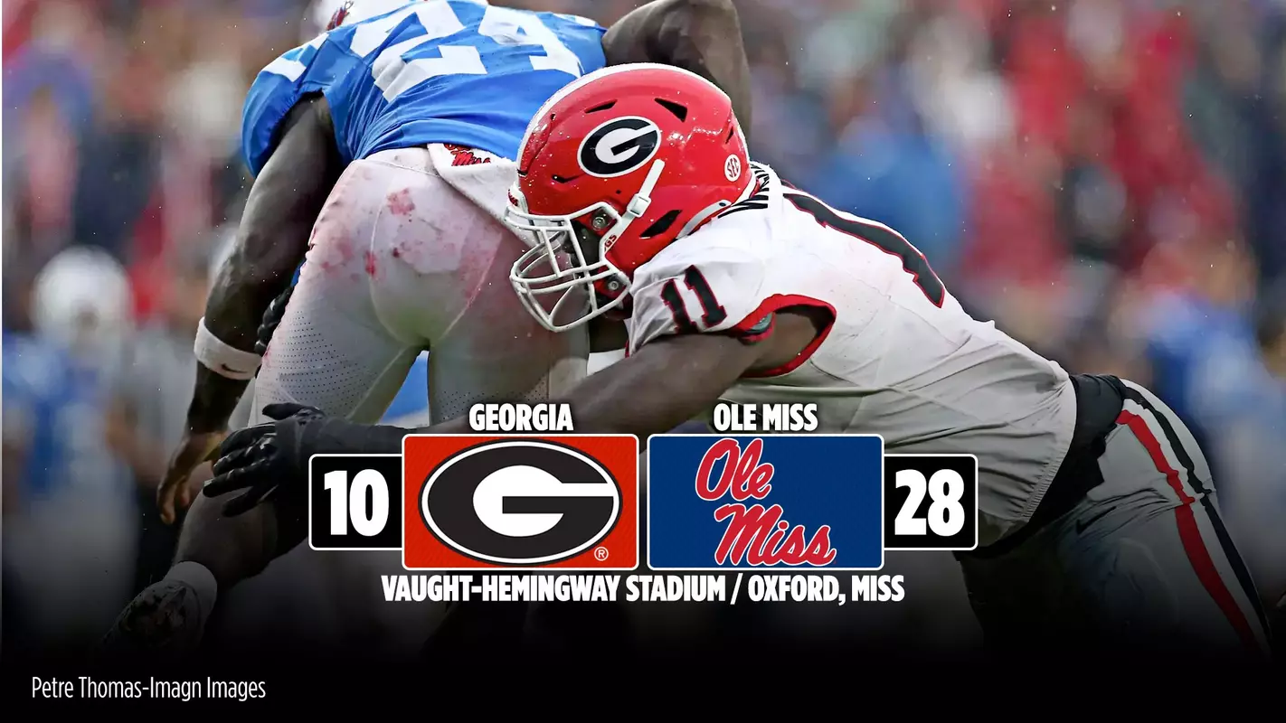 24FB Score - Georgia 10, Ole Miss 28
