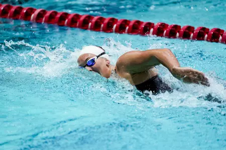 Georgia swimmer Mari Landreneau during the Georgia Invitational at Bauerle Pool in Gabrielsen Natatorium inside the Ramsey Student Center in Athens, Ga., on Wednesday, Nov. 20, 2024. (Tony Walsh/UGAAA)