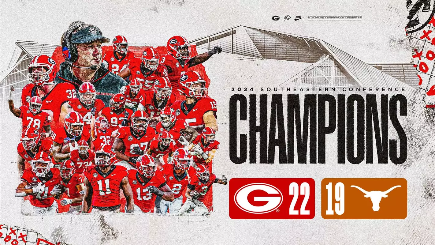 24FB Score - Georgia 22, Texas 19 - SEC Champs