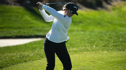 Savannah De Bock competes in the first day of the SDSU Classic.