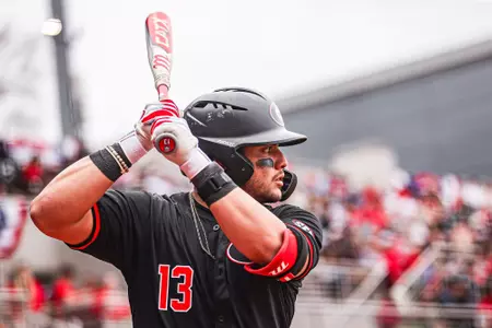 Georgia catcher Fernando Gonzalez (13) during Georgia’s game against UNC Asheville at Foley Field in Athens, Ga., on Friday, Feb. 16, 2024. (Kari Hodges/UGAAA)