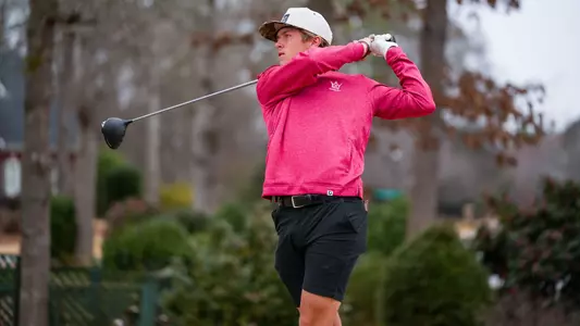 Georgia golfer Camden Smith during Georgia’s qualifying round at Jennings Mill Country Club in Watkinsville, Ga., on Friday, Feb. 16, 2024. (Tony Walsh/UGAAA)