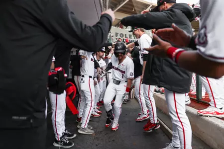 Georgia outfielder Dillon Carter (1) during Georgia’s game against Northern Kentucky at Foley Field in Athens, Ga., on Sunday, Feb. 25, 2024. (Kari Hodges/UGAAA)