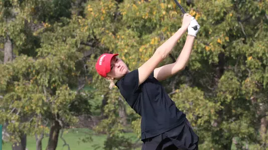 Caterina Don in the Collegiate Invitational at GCC (photo by Jim Daves).