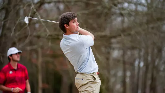 JT Herman during a practice round on Feb. 16, 2024.