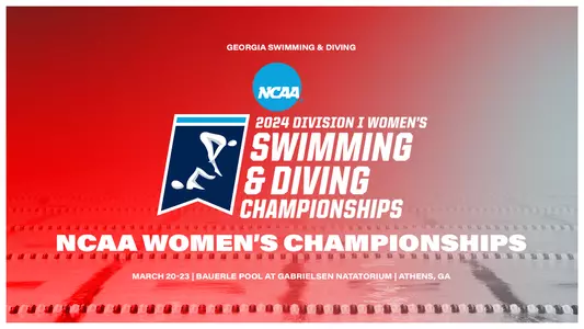 For the third time in program history, the University of Georgia women’s swimming and diving team plays host to the nation’s best swimmers and divers as it hosts the 2024 NCAA Division I Women’s Swimming & Diving Championships.