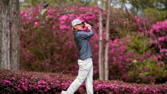 Camden Smith during round one of the Linger Longer Invitational on March 17, 2024.