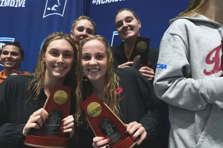 Georgia -- 800y Freestyle Relay Podium