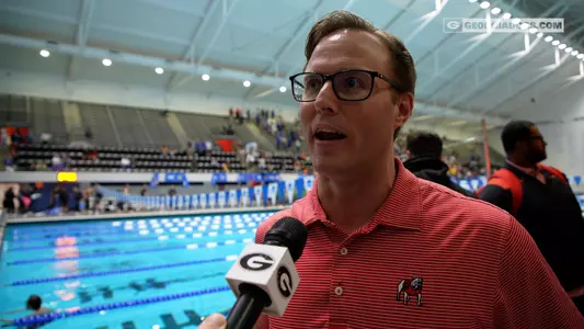 Georgia Swim and Dive Coach Versfeld