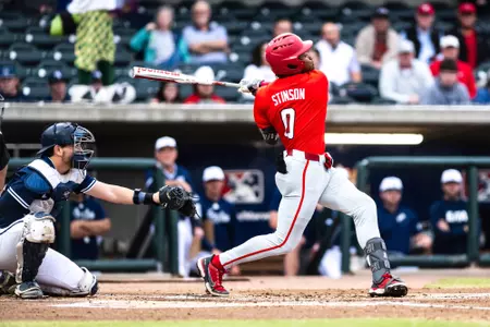 Georgia outfielder/infielder Josh Stinson (0) during a game against Georgia Southern at SRP Park in North Augusta, SC, on Tuesday, Mar. 5, 2024. (photo by Rob Davis)
