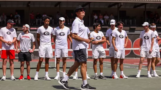 Head coach Manuel Diaz prior to the team's match against Florida on March 31, 2024.